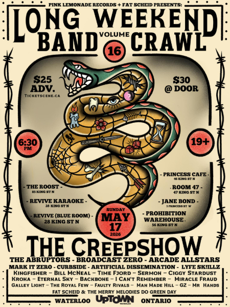 Long Weekend Band Crawl - Volume 16 - May 17, 2026